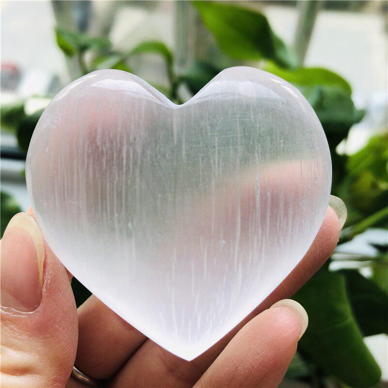 Selenite Heart Shaped Crystal