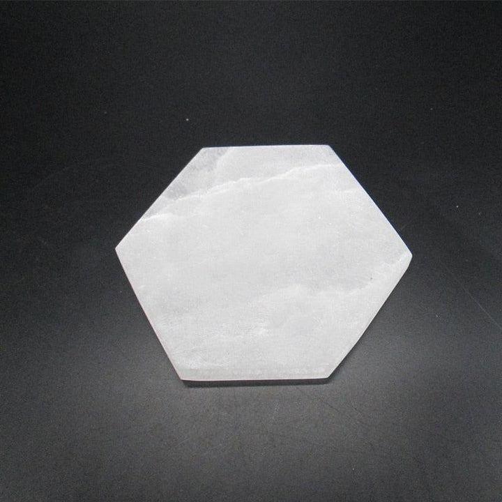 Selenite Hexagon Charging Plate