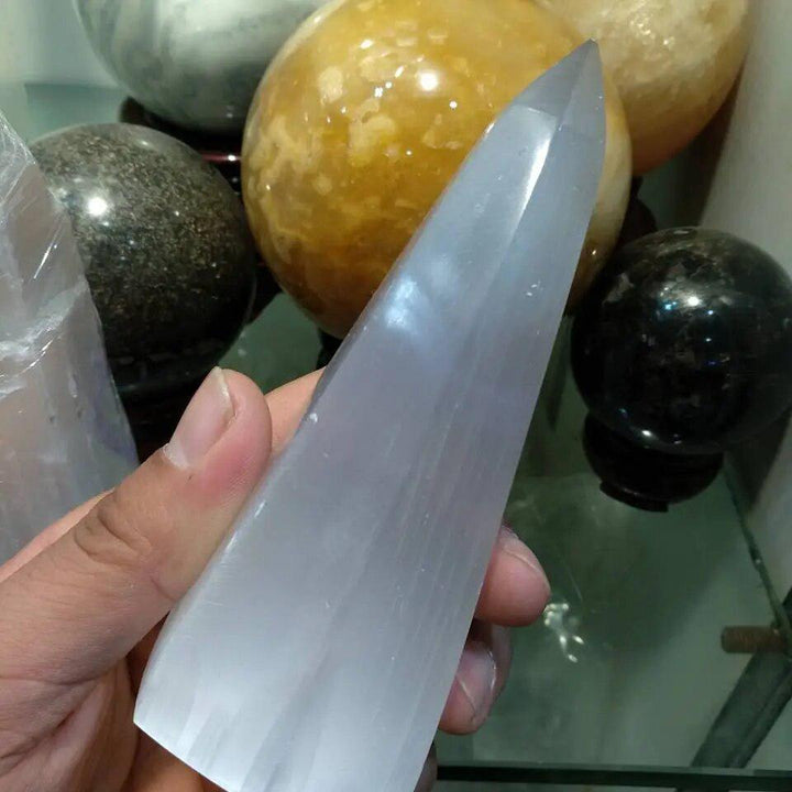 Selenite Obelisk