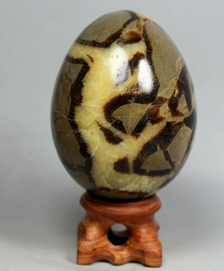 Septarian Calcite Crystal Egg