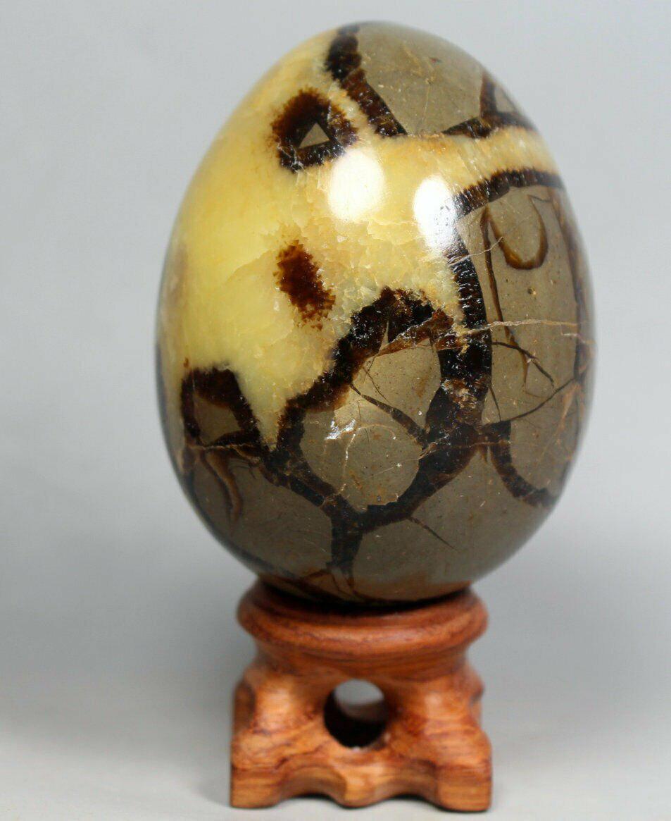 Septarian Calcite Crystal Egg