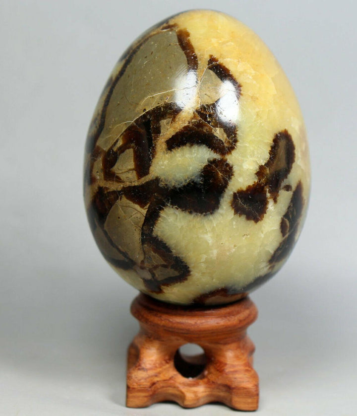 Septarian Calcite Crystal Egg