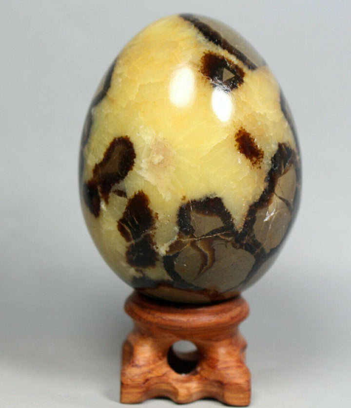 Septarian Calcite Crystal Egg