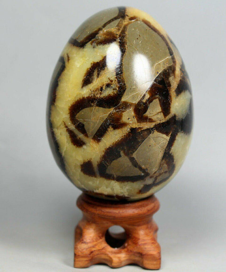 Septarian Calcite Crystal Egg