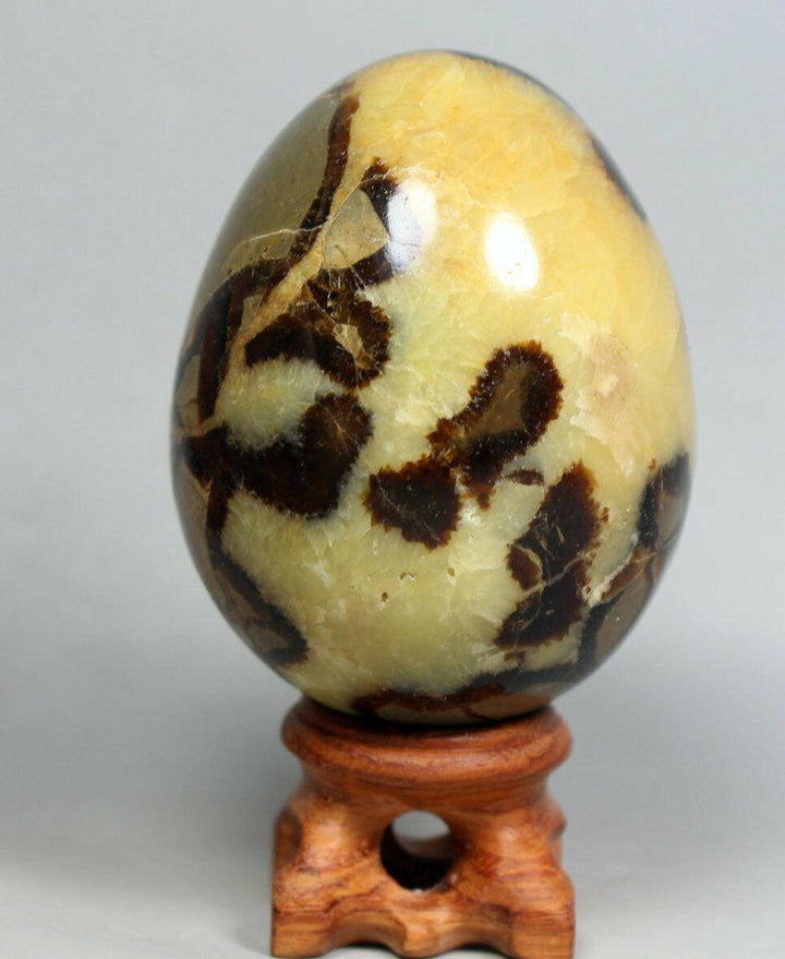 Septarian Calcite Crystal Egg