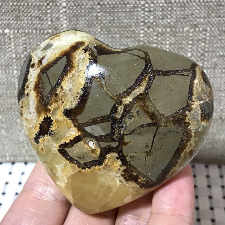 Septarian Carved Heart