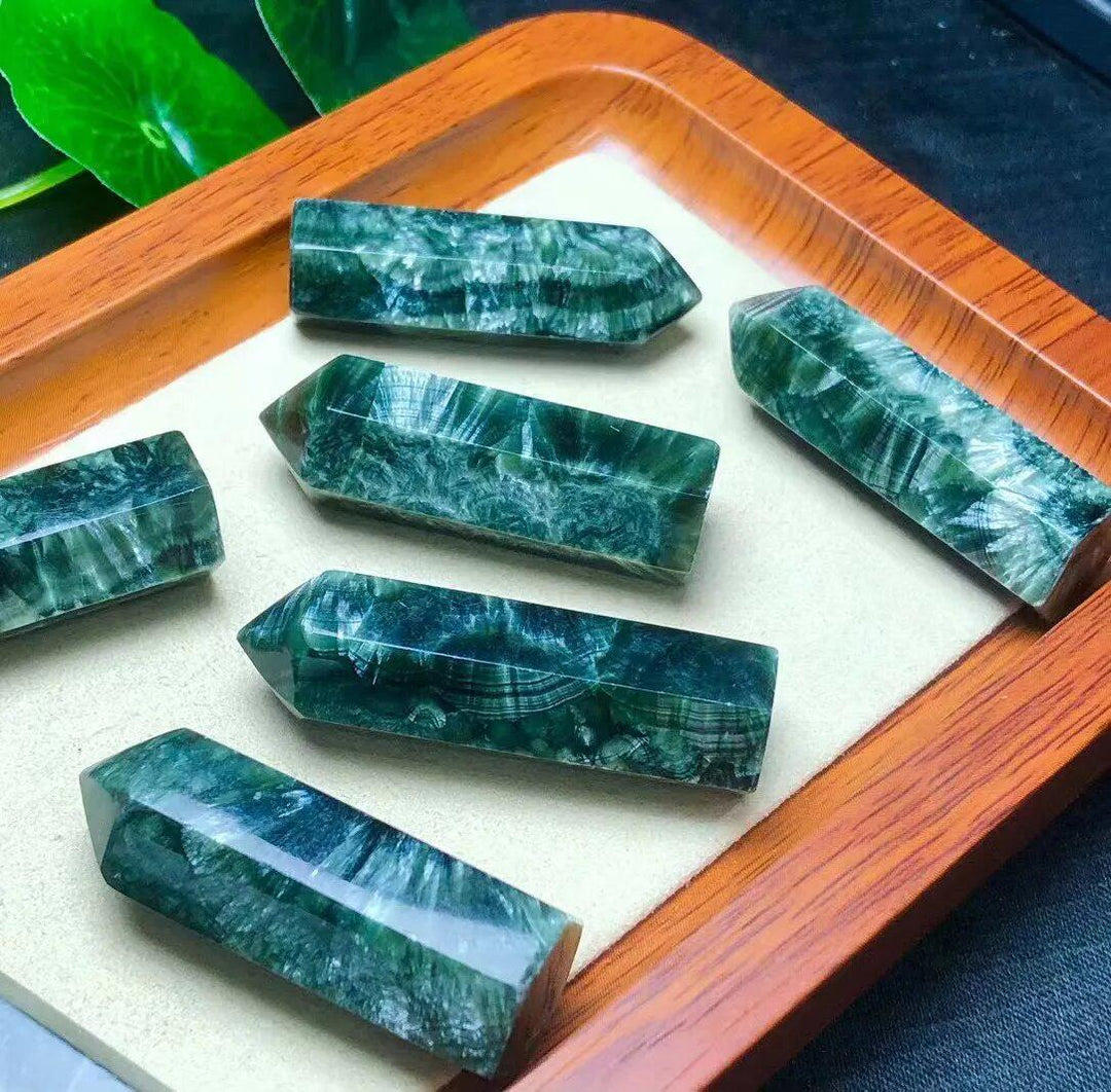 Seraphinite Crystal Tower 'Rare'