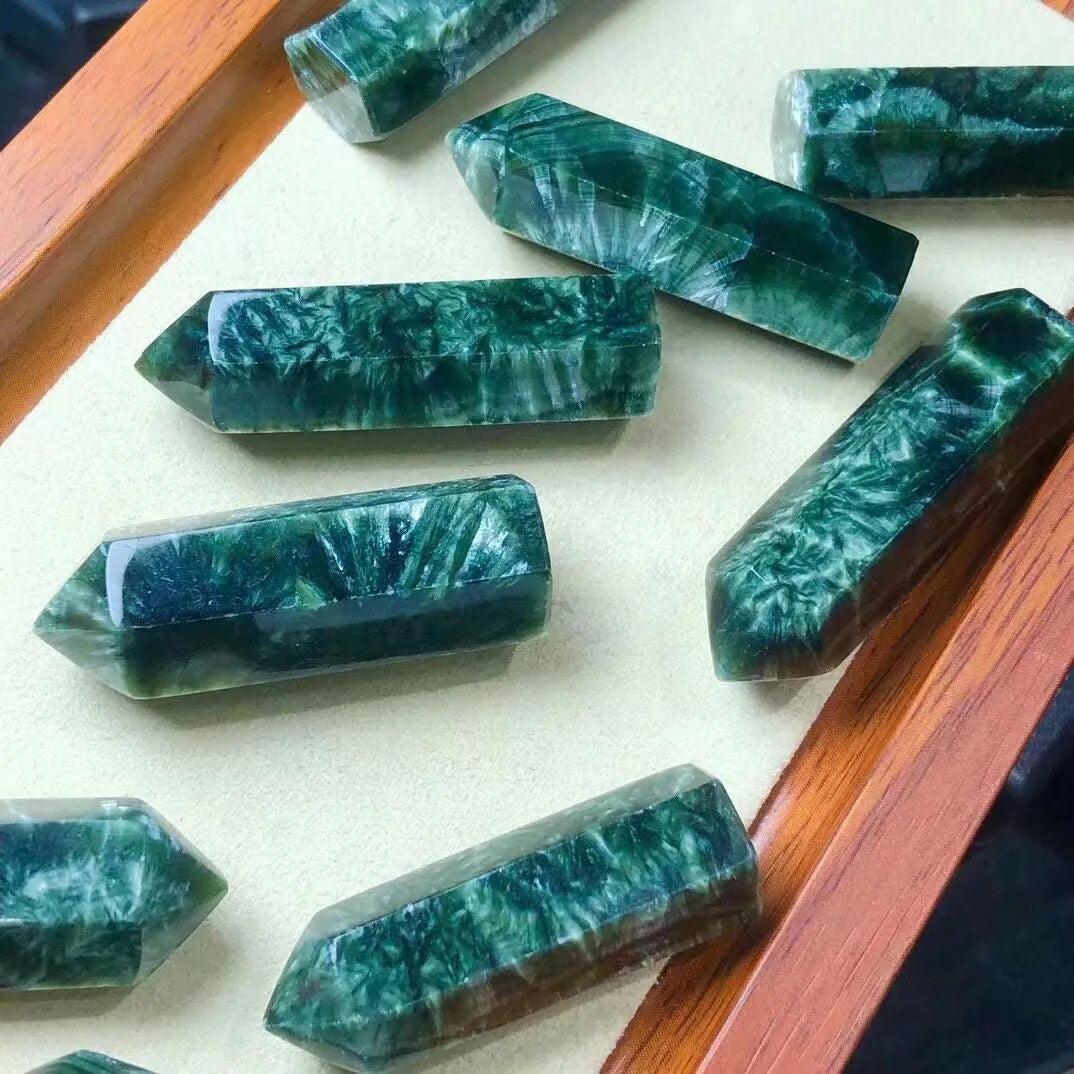 Seraphinite Crystal Tower 'Rare'