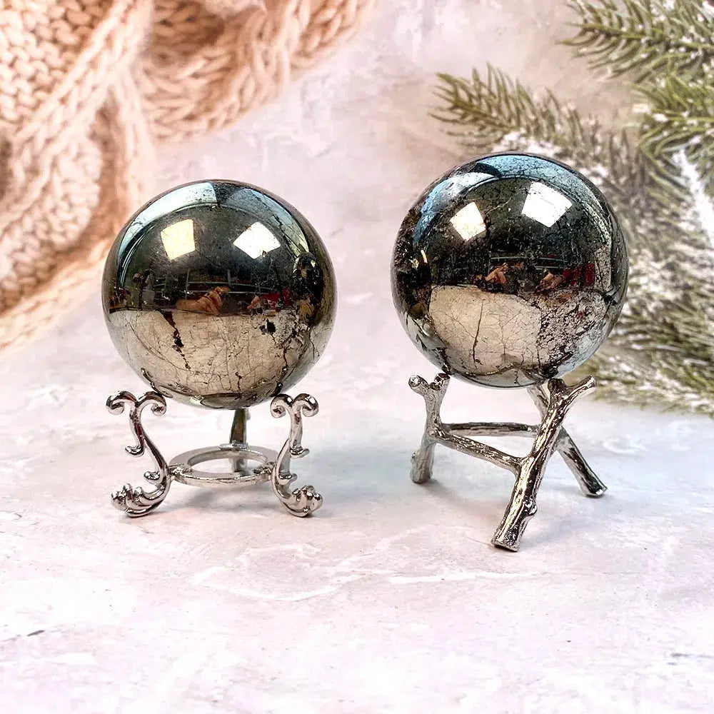 Pyrite Sphere + Stand
