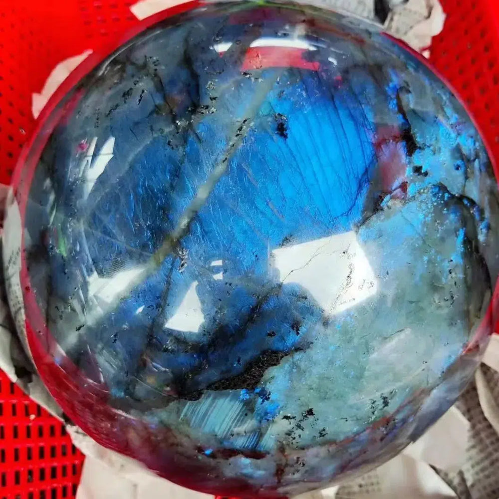 Blue Labradorite Sphere + Larger Sizes