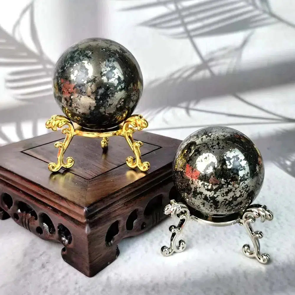 Pyrite Sphere with Stand