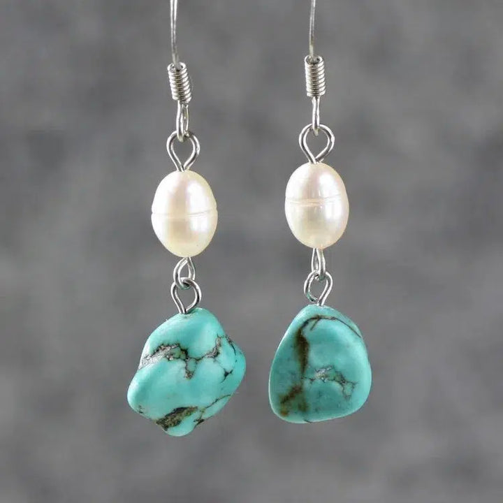 Shabby Chic Earrings - Natural Crystals In 12 Styles