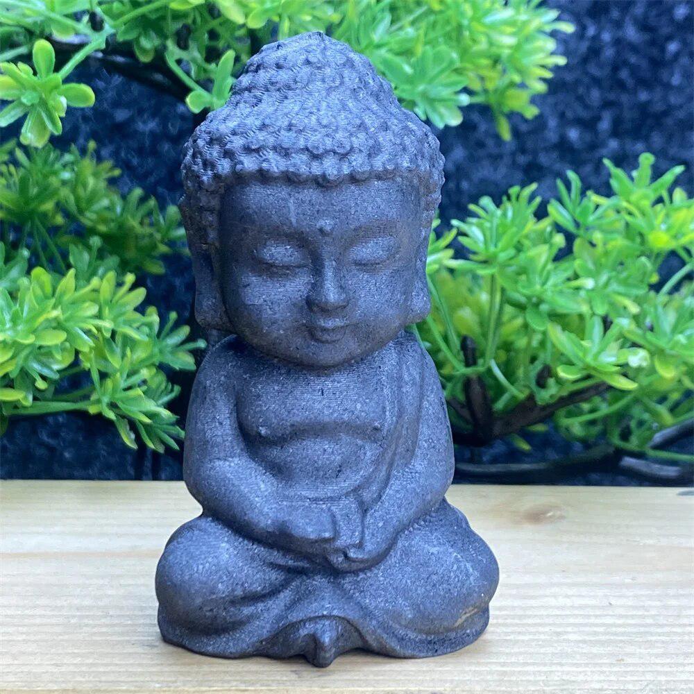 Shungite Hand Carved Baby Buddha