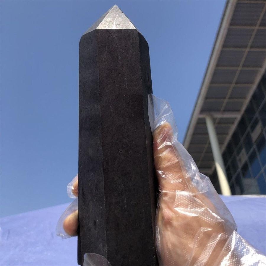 Shungite Obelisk Tower the EMF Guardian