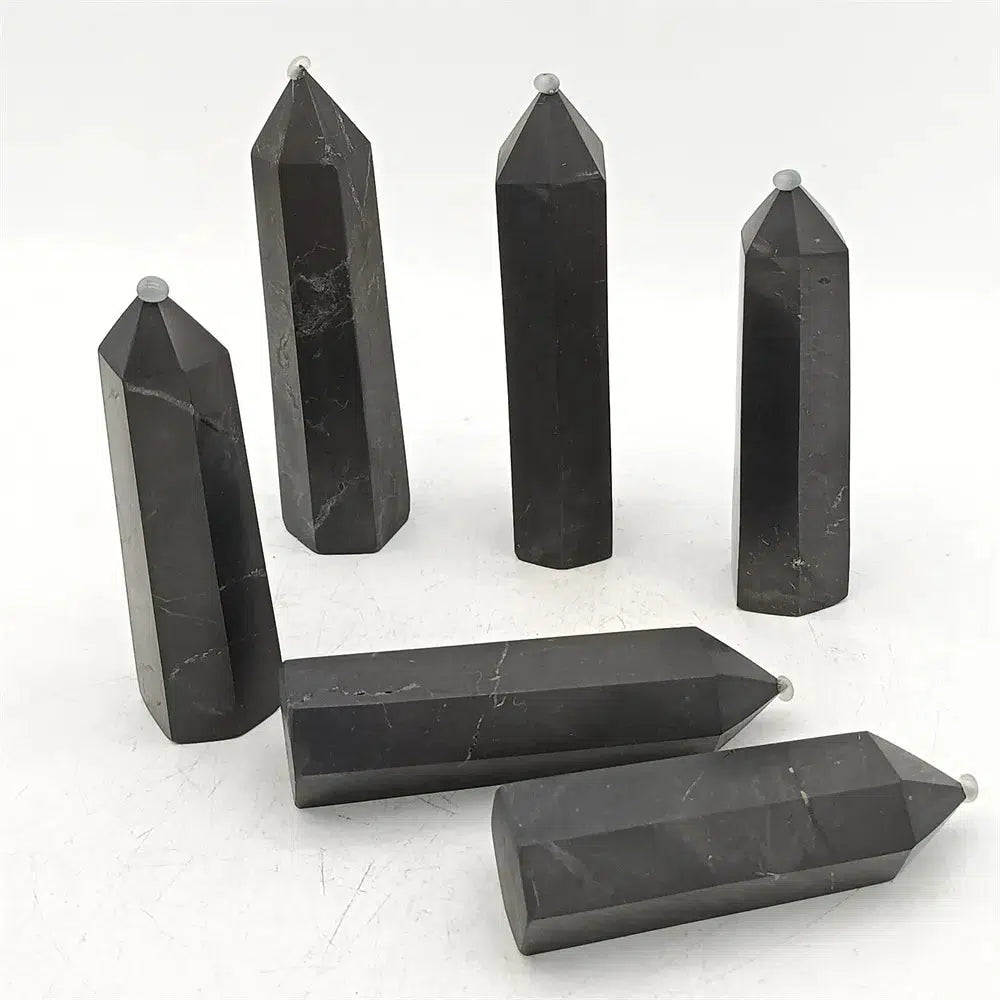 Shungite Obelisk Tower the EMF Guardian