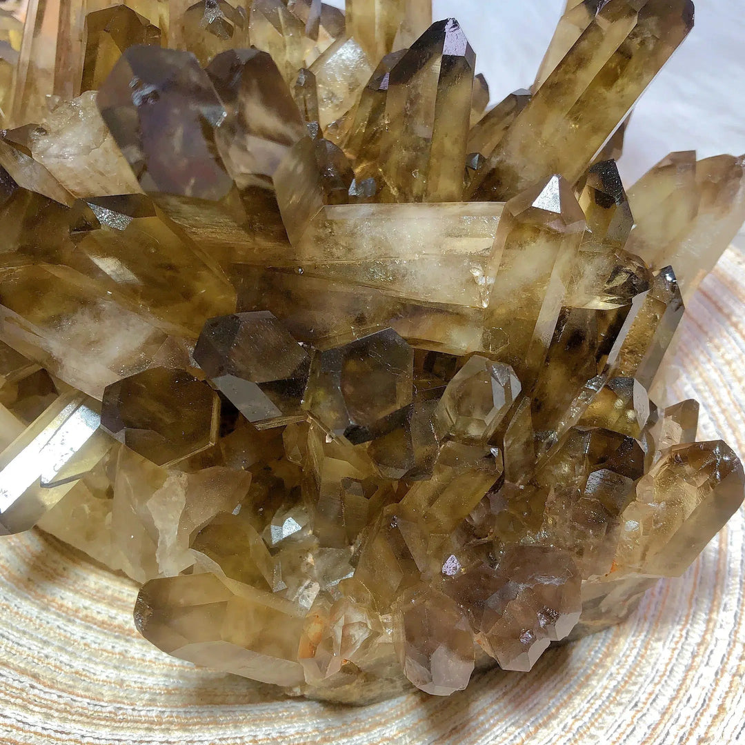 Smokey Citrine Cluster