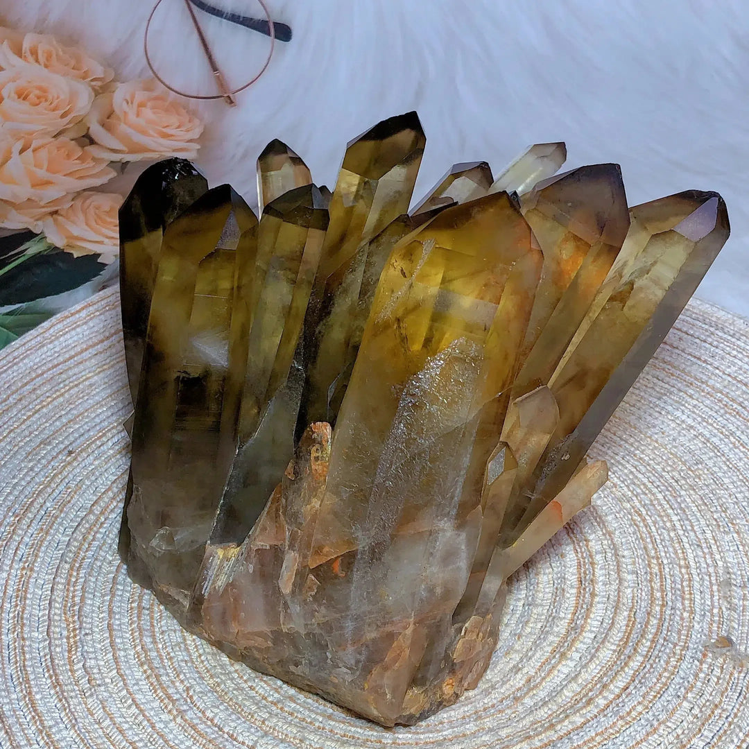 Smokey Citrine Raw Cluster