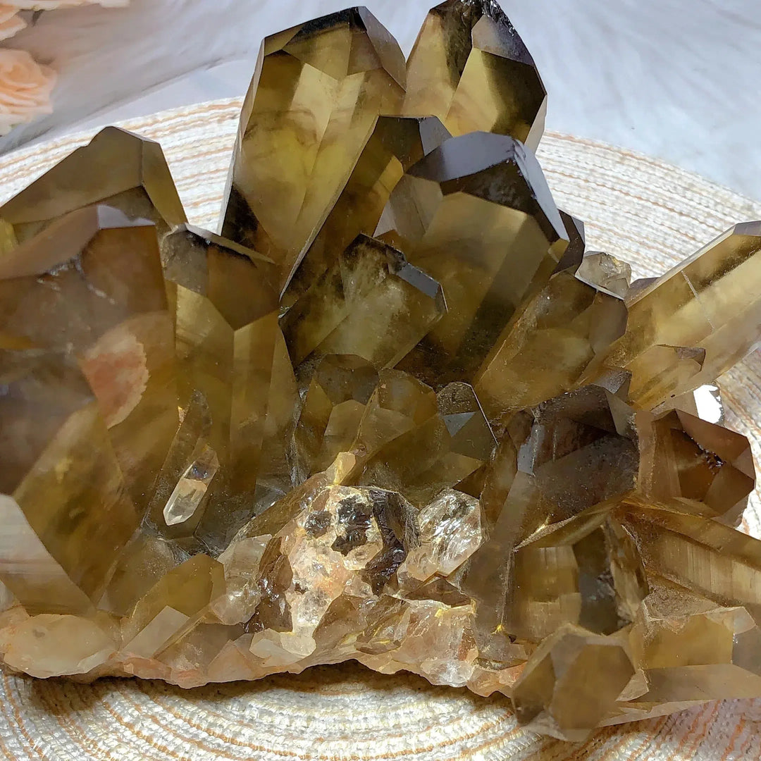 Smokey Citrine Raw Cluster