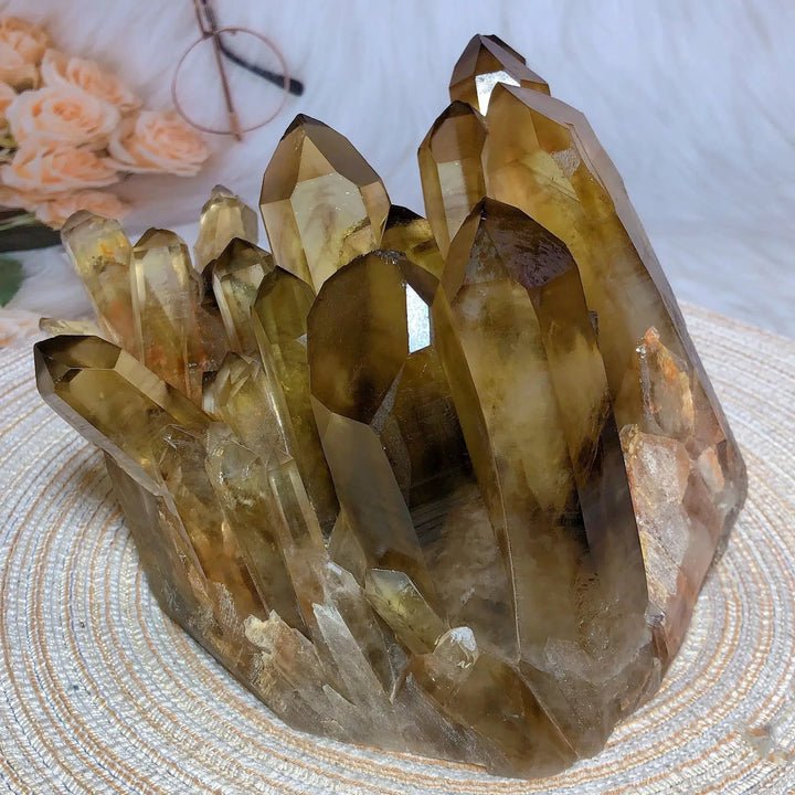 Smokey Citrine Raw Cluster