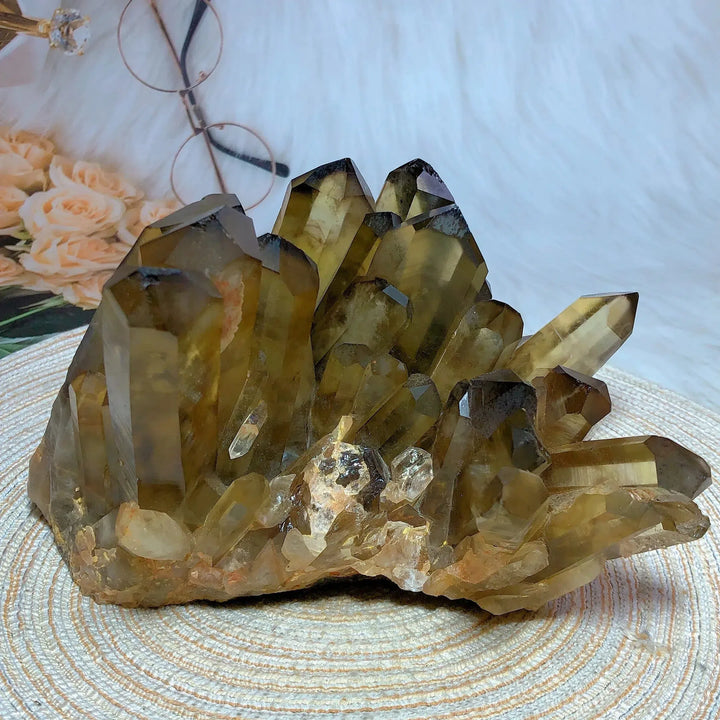 Smokey Citrine Raw Cluster