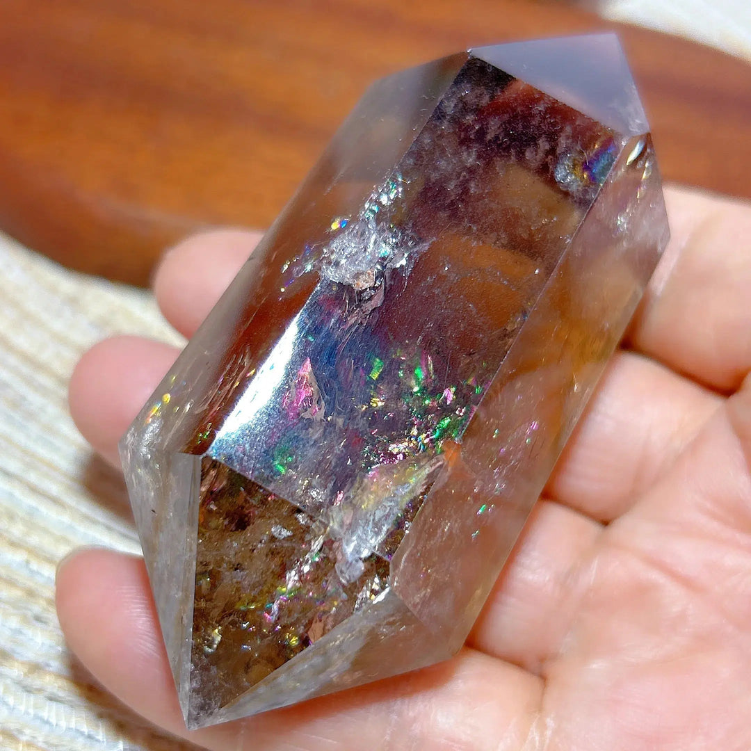 Smokey Quartz Double Point