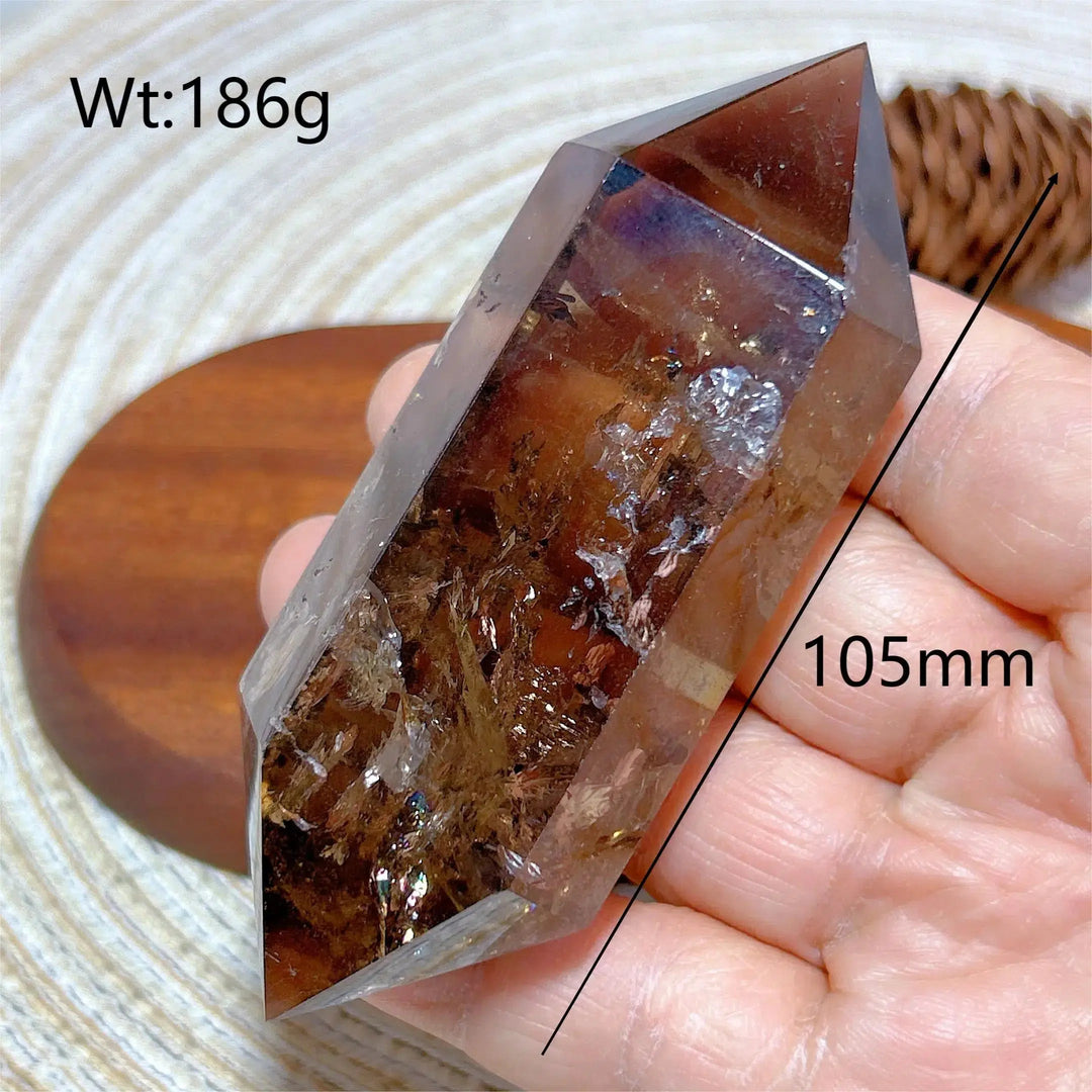 Smokey Quartz Double Point