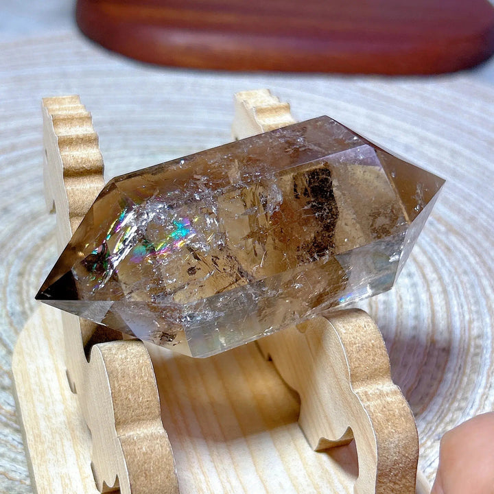 Smokey Quartz Double Point