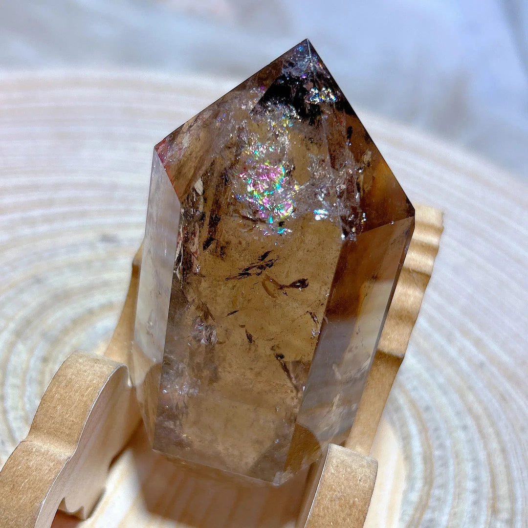 Smokey Quartz Double Point