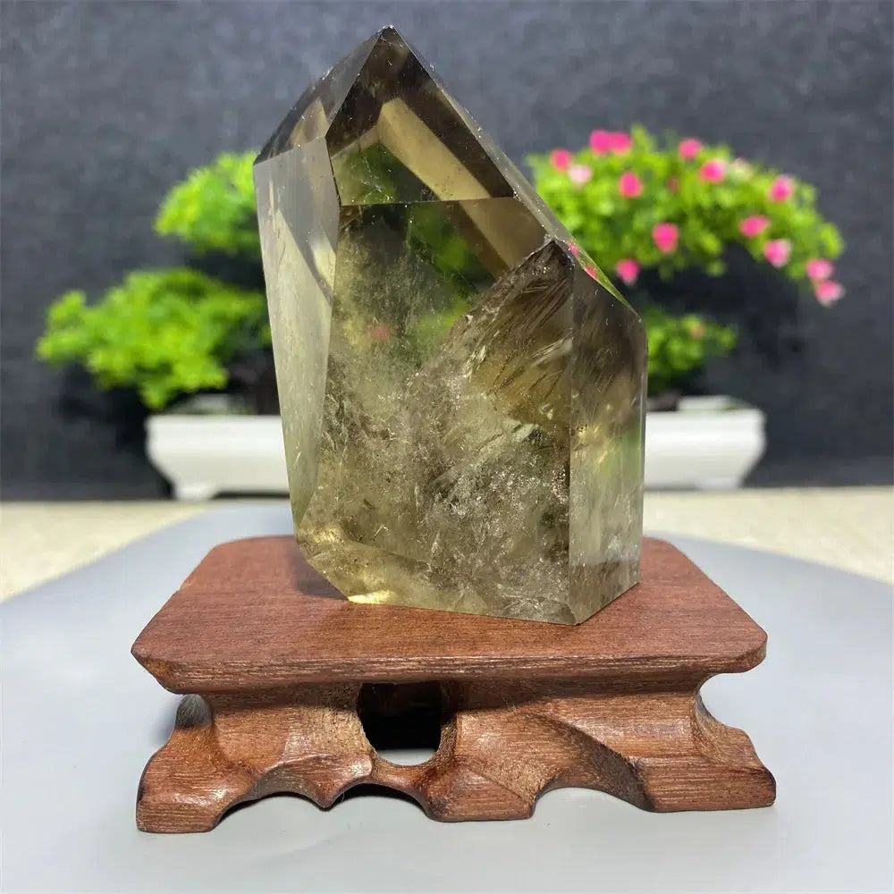 Smoky Citrine Crystal Polyhedral Freeform