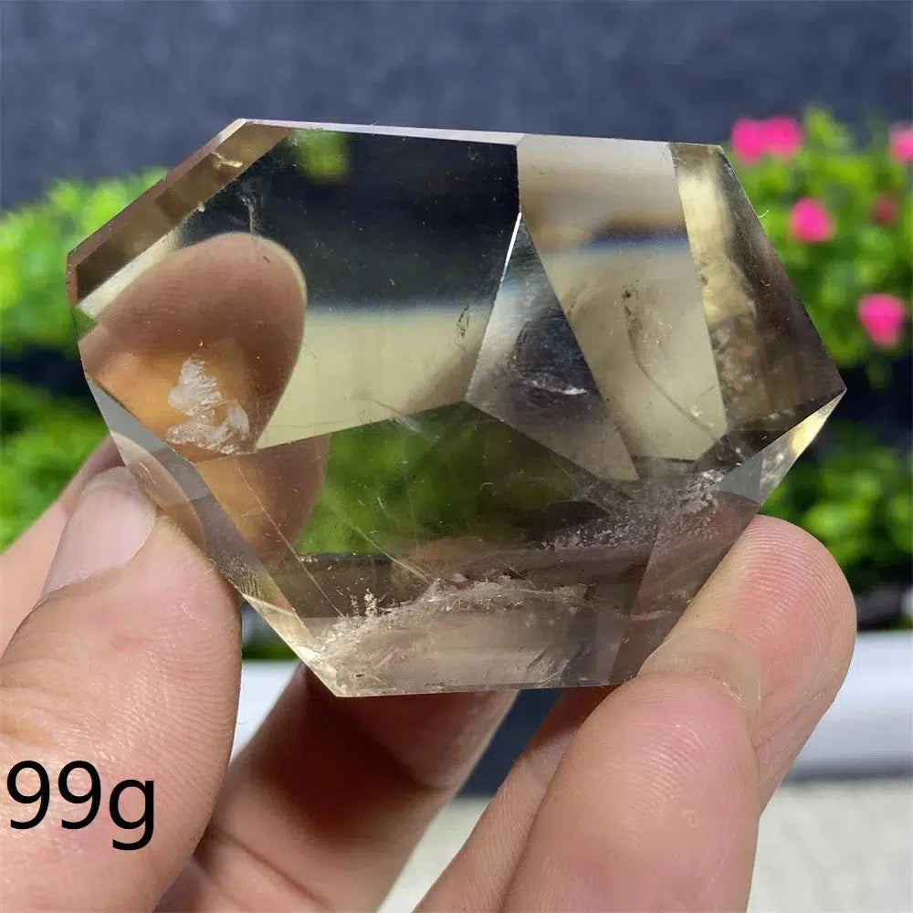 Smoky Citrine Crystal Polyhedral Freeform