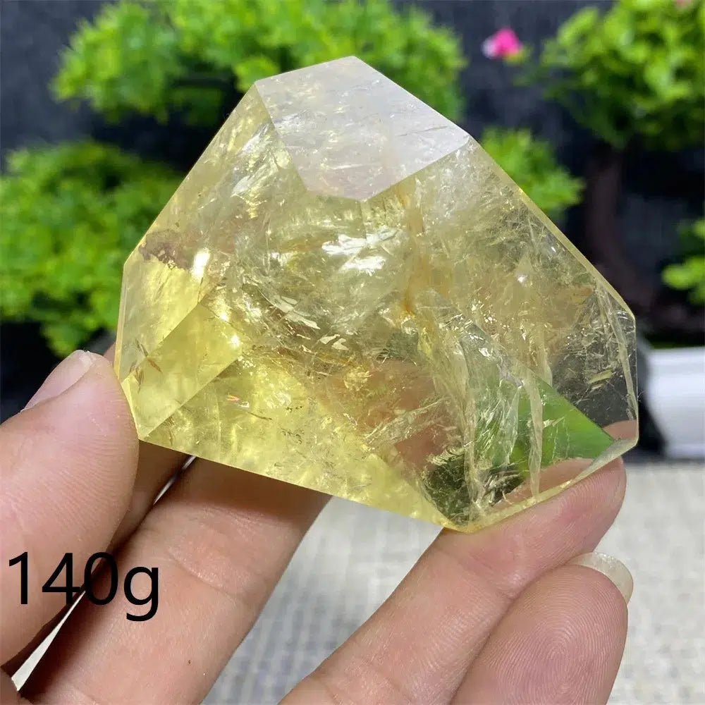 Smoky Citrine Crystal Polyhedral Freeform