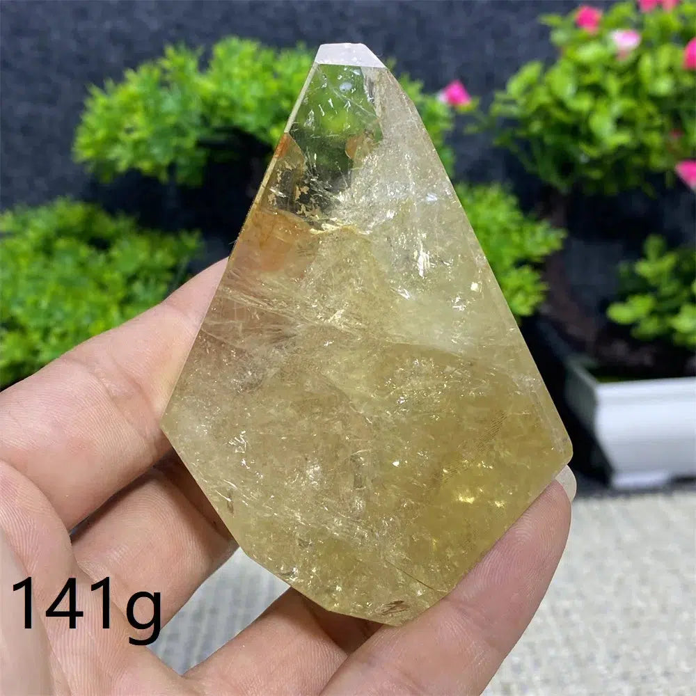 Smoky Citrine Crystal Polyhedral Freeform