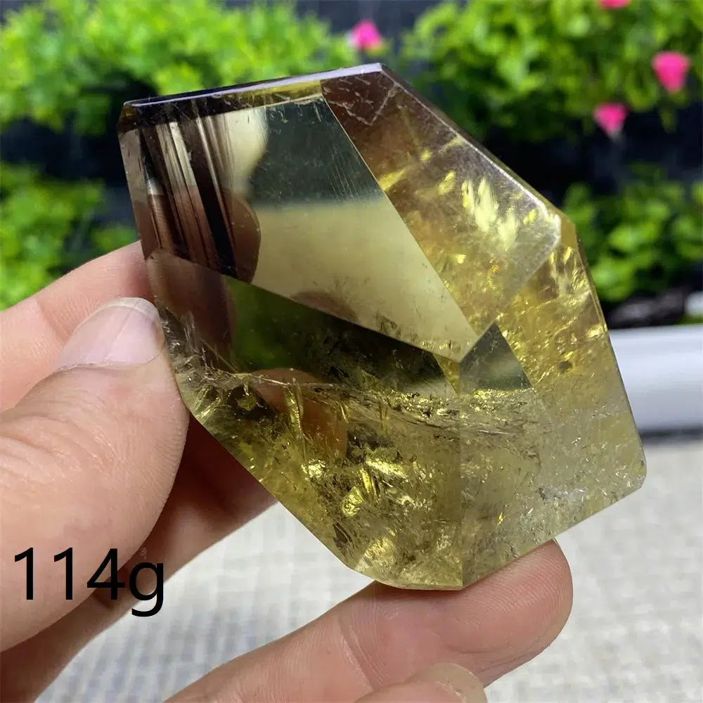 Smoky Citrine Crystal Polyhedral Freeform