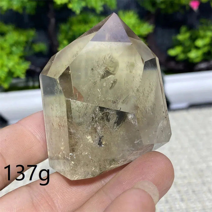 Smoky Citrine Crystal Polyhedral Freeform