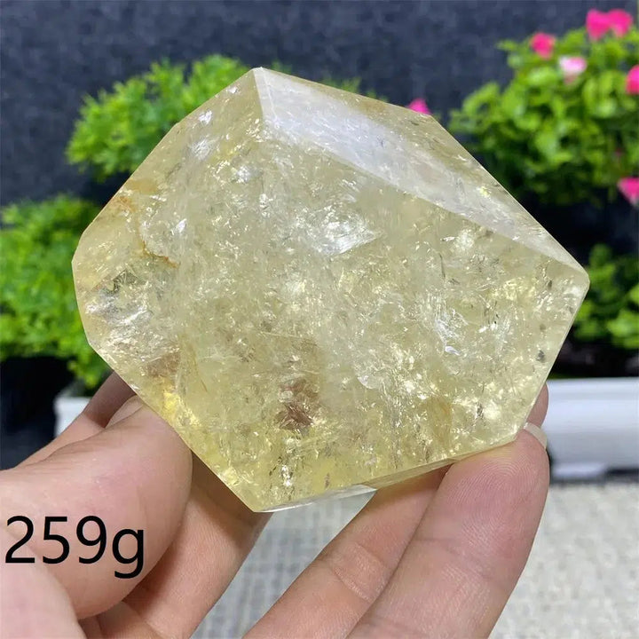 Smoky Citrine Crystal Polyhedral Freeform