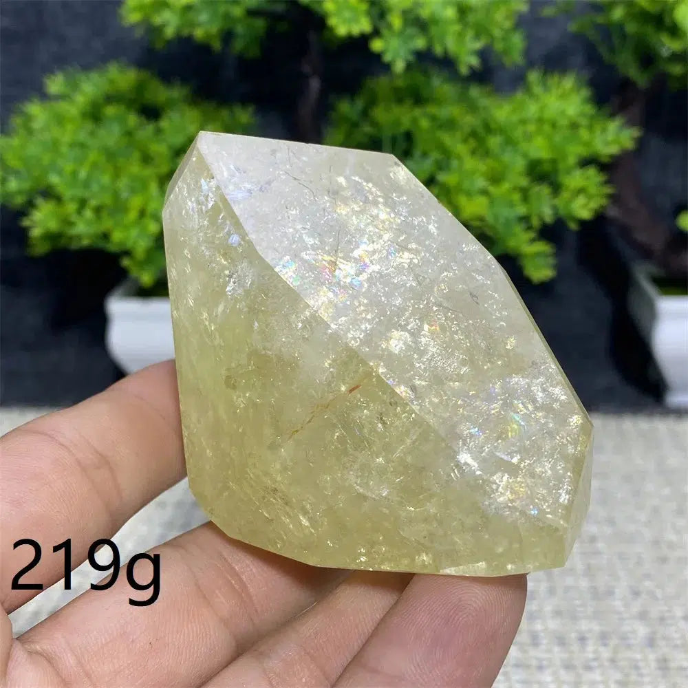 Smoky Citrine Crystal Polyhedral Freeform