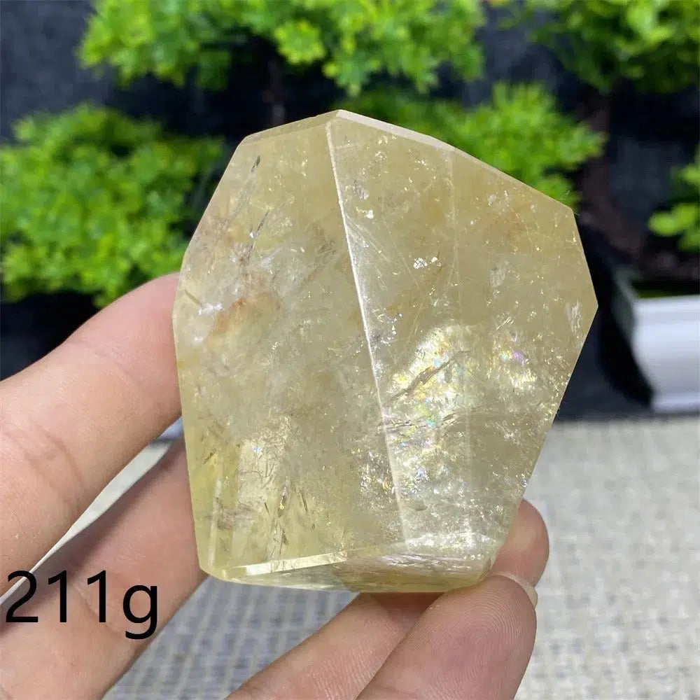 Smoky Citrine Crystal Polyhedral Freeform