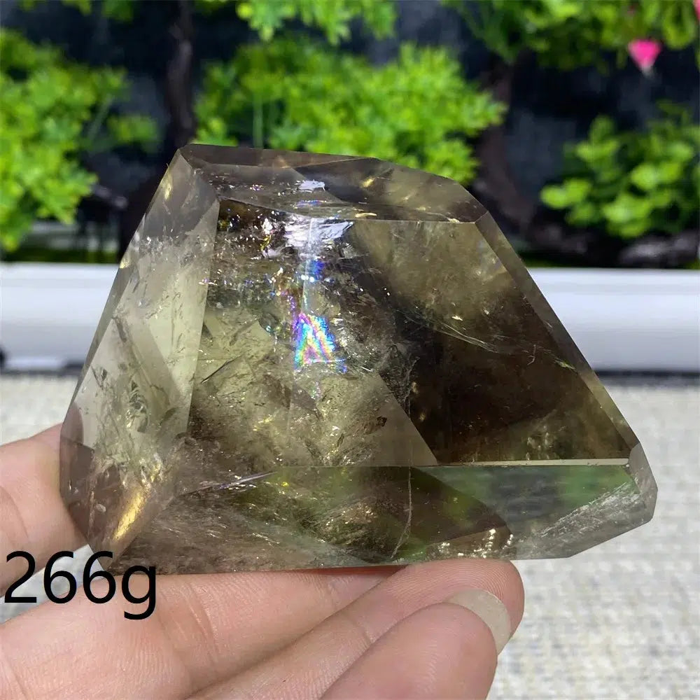 Smoky Citrine Crystal Polyhedral Freeform