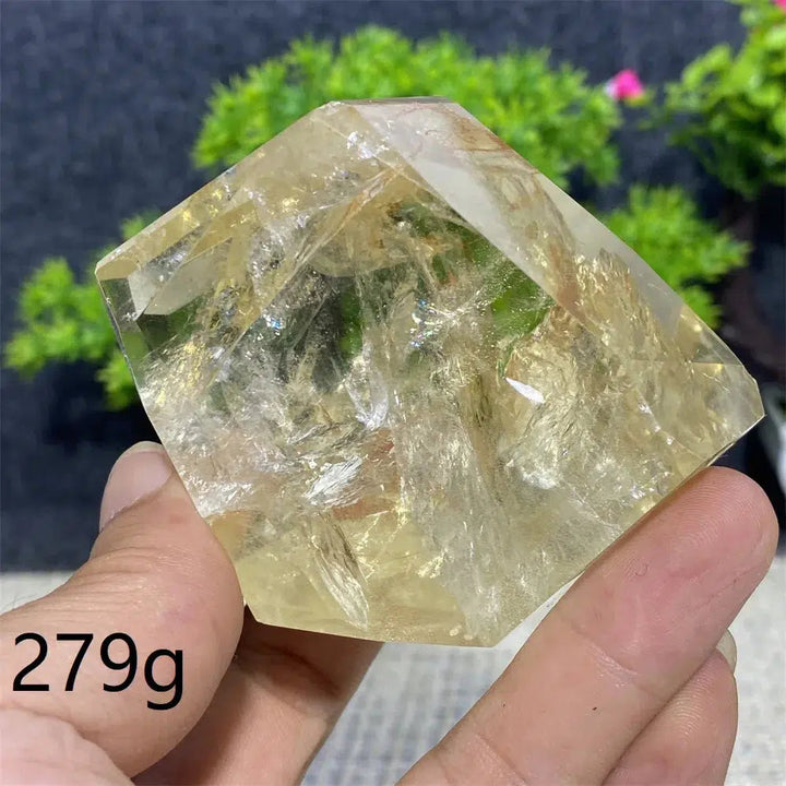 Smoky Citrine Crystal Polyhedral Freeform