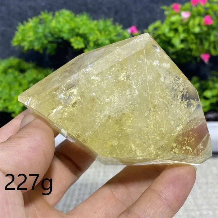 Smoky Citrine Crystal Polyhedral Freeform