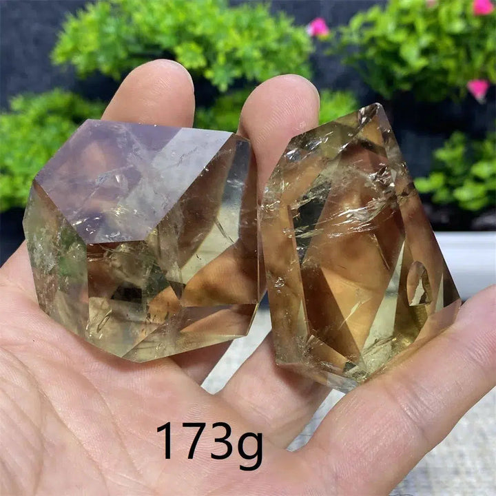 Smoky Citrine Crystal Polyhedral Freeform