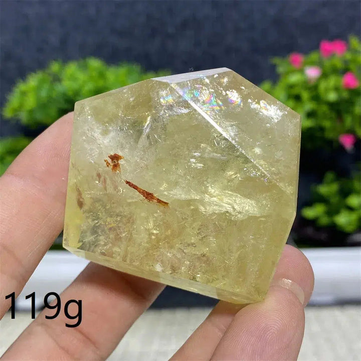 Smoky Citrine Crystal Polyhedral Freeform