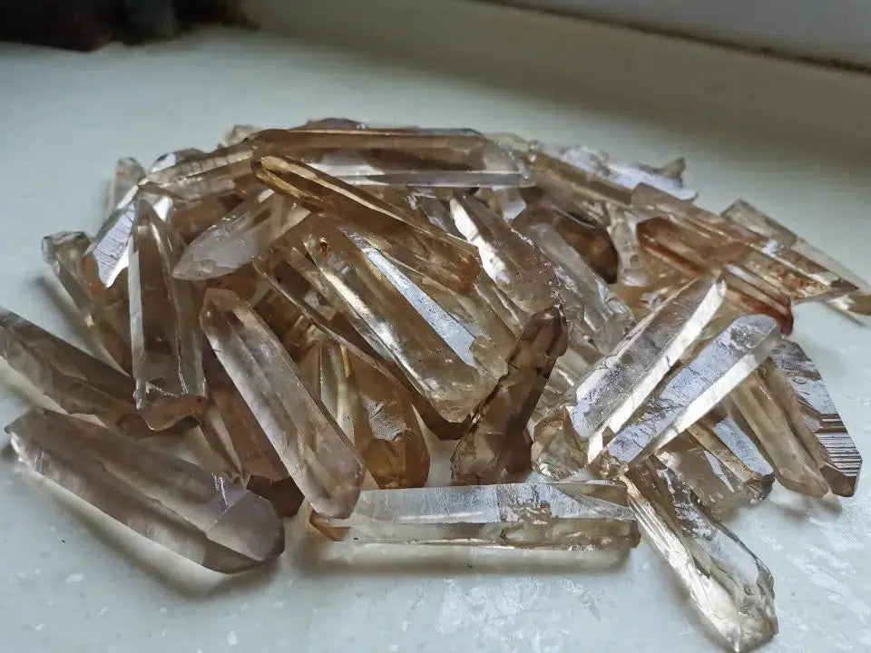 Smoky Lemurian Seed Quartz Crystal