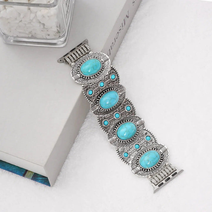 Southwestern Turquoise Style Apple iWatch band