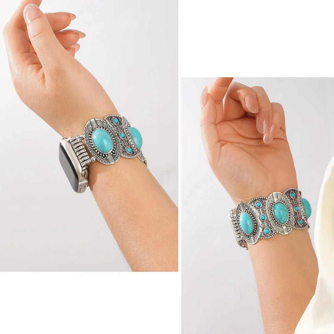 Southwestern Turquoise Style Apple iWatch band