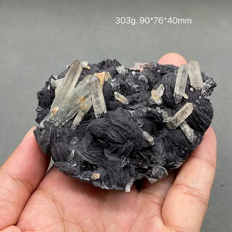 Specular Hematite and Quartz Cluster