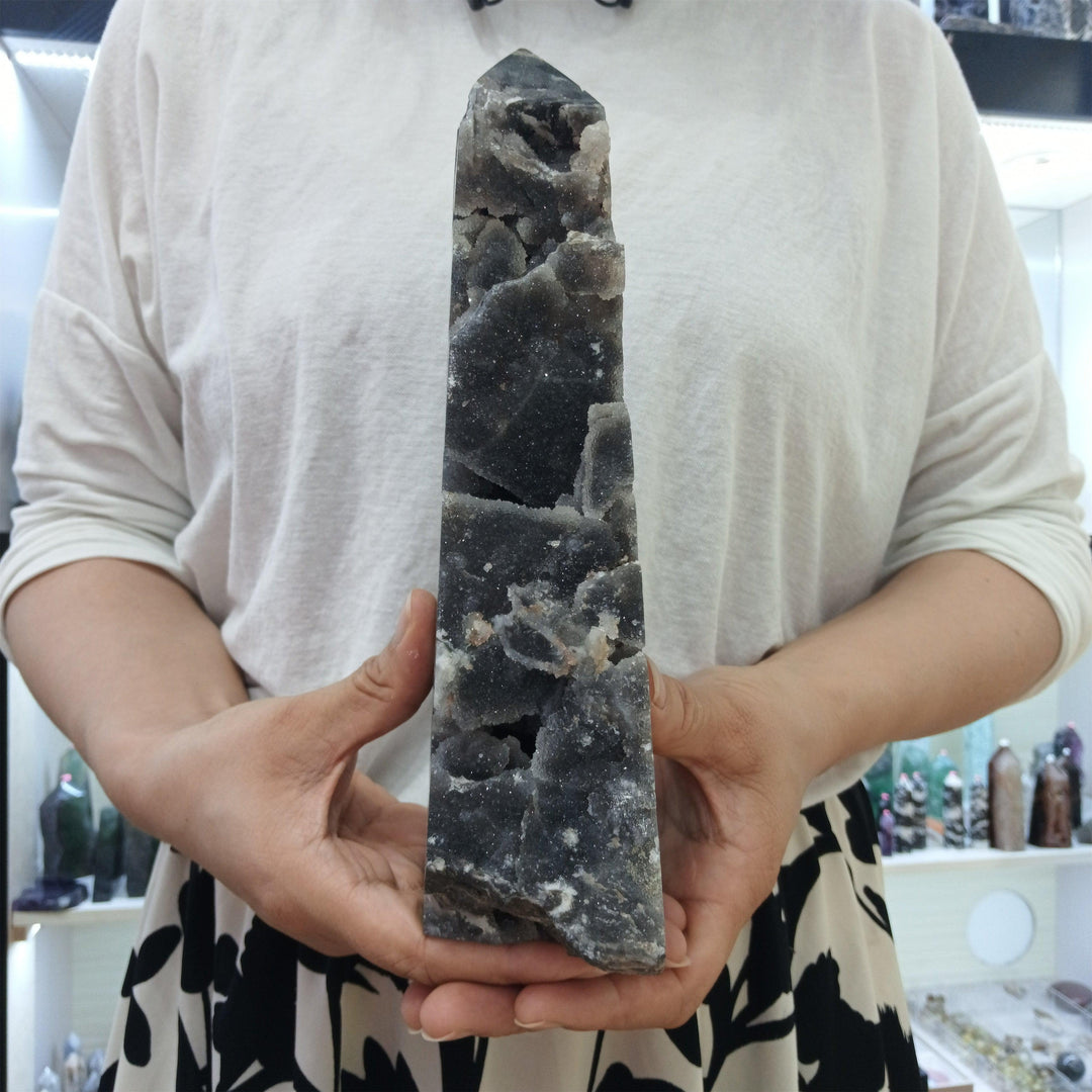 Sphalerite Crystal Obelisk Tower