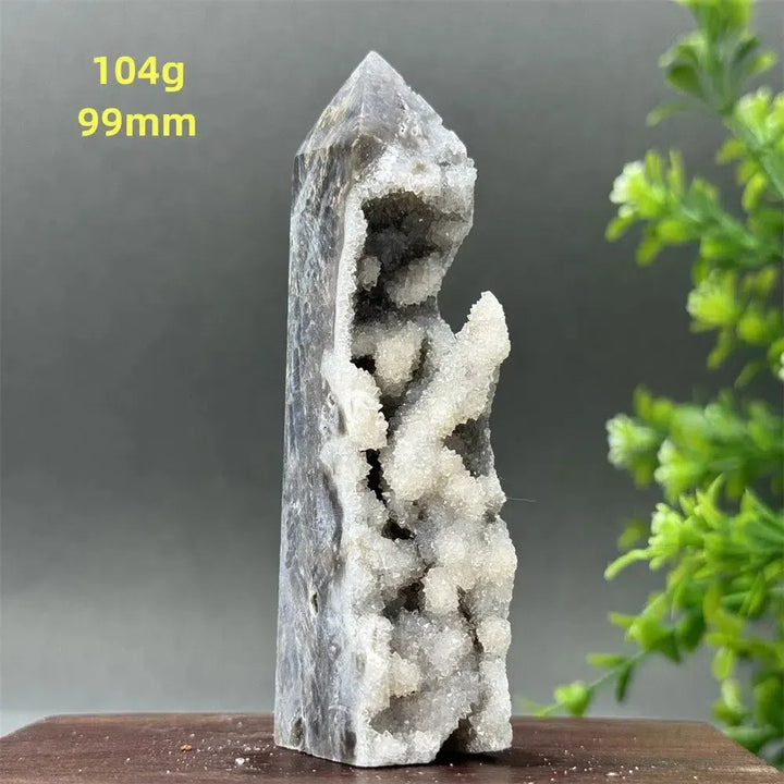 Sphalerite Geode Raw Edge Tower