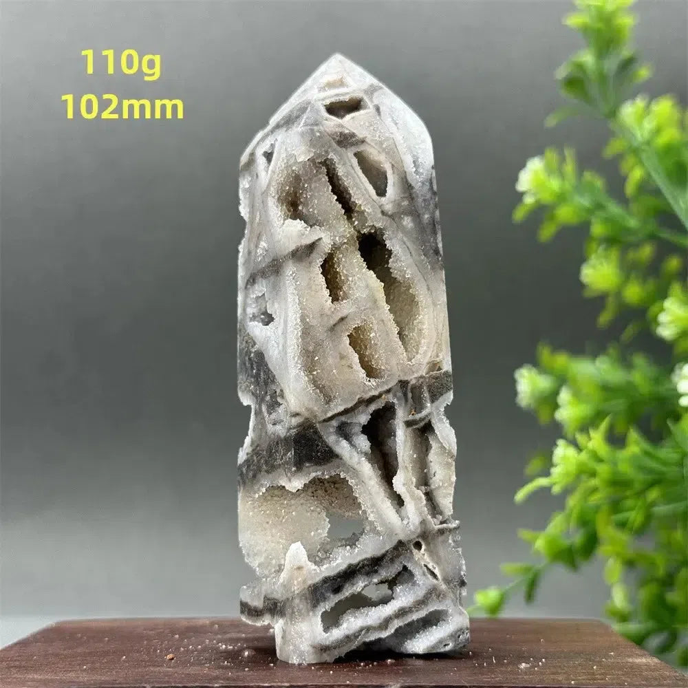 Sphalerite Geode Raw Edge Tower