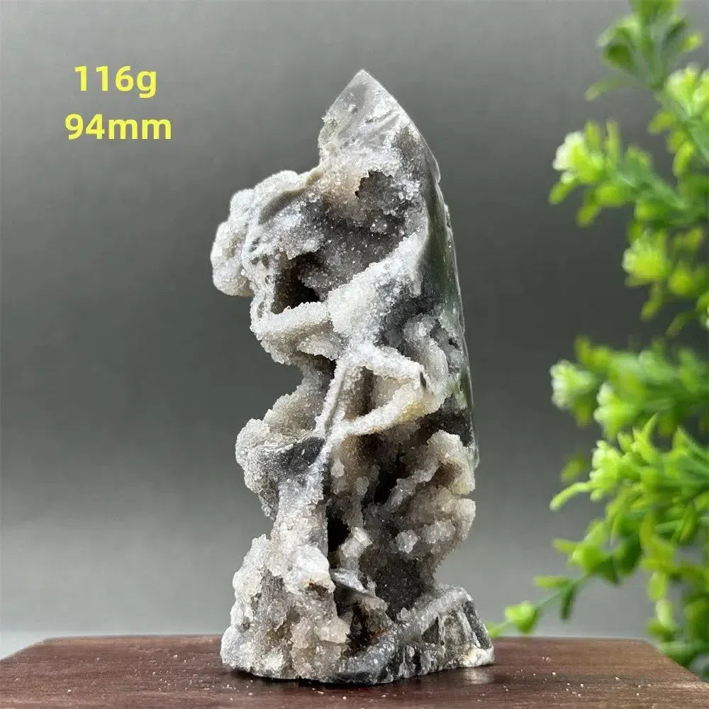 Sphalerite Geode Raw Edge Tower